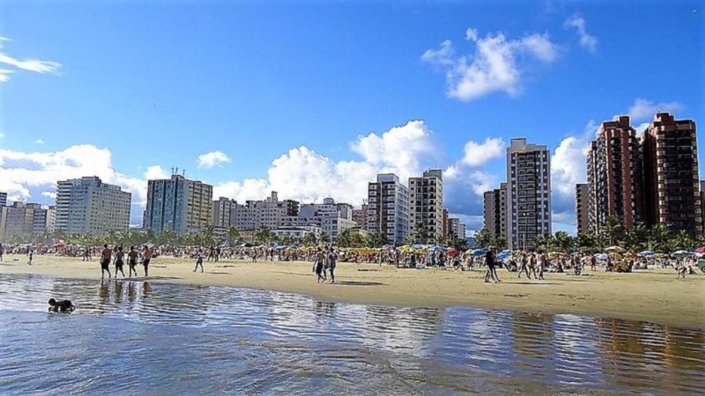 Hospedagem Primeira Quadra Da Praia Praia Grande  Kültér fotó